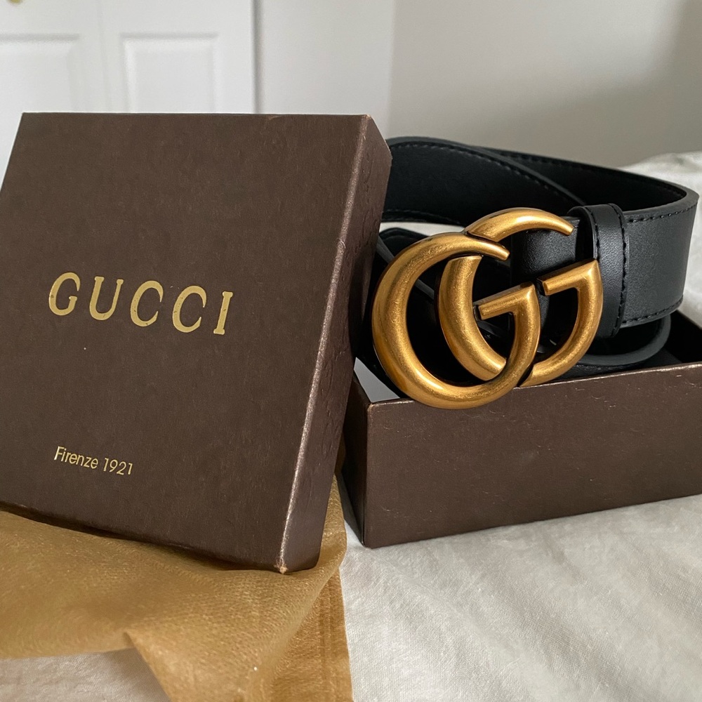 Gucci belt - bronze